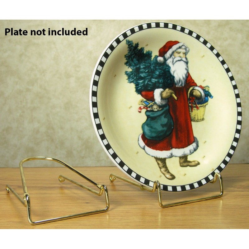 BANBERRY DESIGNS Adjustable Brass Easels - Set of 4 Sliding