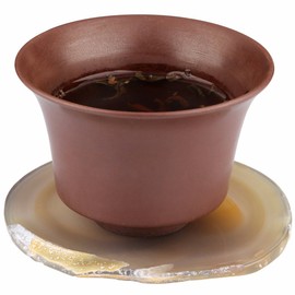 Rockcloud 1 PC Agate Slices Geode Stones,Place Card,Irregular Home Decoration Healing Crystals Collection 3-4.3"