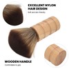 Barber Neck Duster Brush Soft Hair Wooden Handle Hair Sweeping