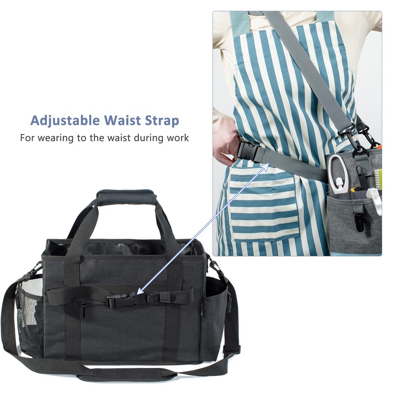 FRECOLSH Cleaning Caddy for Cleaning Suppliers Organizer with Pockets for