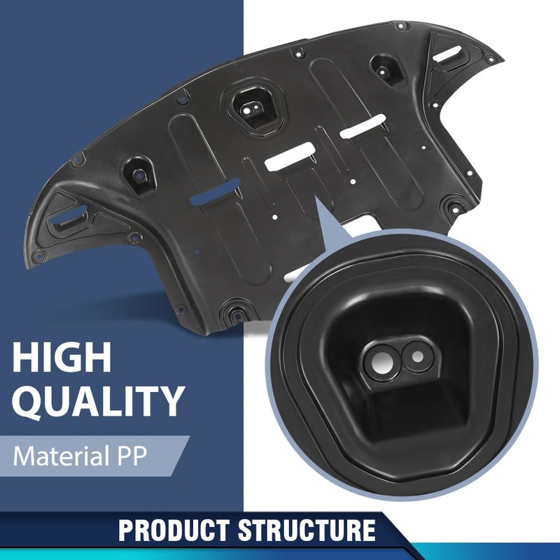 PIT66 Front Engine Splash Shield Compatible with Hyundai Tucson 2016-2021
