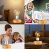 UVEHAS Levitating Light Bulb, Floating Rotating LED Bulb Lamp, Touch