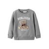 NAME IT Nmfrear LS Sweat Bru, Grigio, 110