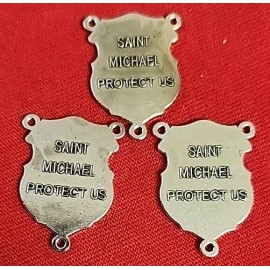 3 ROSARY Center  SAINT MICHAEL PROTECT US  NEW  FREE SHIPPING