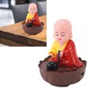 Musical Nodding Monk Figurine Decoration Moving Head Buddha Statue with