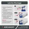 Kirchhoff 98683800 Float Valve Cistern Universal Float Valve 6-9 Litres