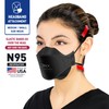 BNX N95 Mask Black NIOSH Certified MADE IN USA Particulate