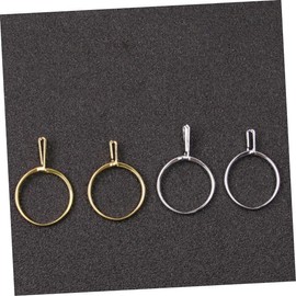 TEHAUX 4pcs Rings Sizing Measurement Finger Sizer Mandrel Ring Sizer Finger Jewelry Sizer Tool Ring Sizer Models Ring Mandrel Sizer Gemstone Ring Shop Ring Trying Tool Wedding Ring