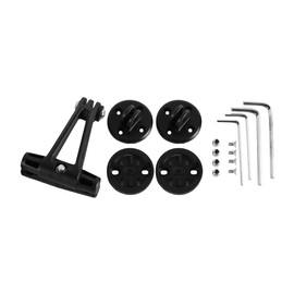 Laroal 2pc Bicycle Saddle Rail Rear Light Bracket Seat Post Mount Bicycle Tail Light Saddle Support Shockproof Bicycle Tail Light Saddle Rail Mount For Sports Camera