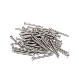 QXSKSLH 6-32 x 1-1/2 Inches Extra Long Outlet Screws Long Electrical Outlet Screws Device Mounting Screws Machine Screws Electrical Outlet Extender for Fix Wonky and Sunken Outlets (30 Pieces)