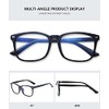MAGIMODAC Blaulichtfilter Lesebrille gro√ü Damen Herren Computerbrille Lesebrillen Sehhilfe Brille
