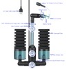 QANVEE Aquarium Sponge Filter Bubbler with Ultra Quiet Water Pump