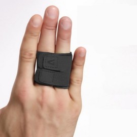 Sports Finger Sleeve Protector Black Single/L 10ea