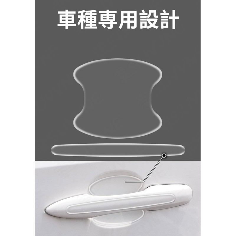 SUVVNE Door Handle Protector Door Handle Cover Door Handle Protection