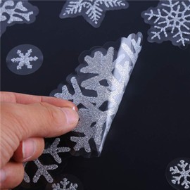 Christmas Electrostatic Stickers, Wall Stickers, Window Stickers, Snow Stickers