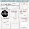 1pc ADHD Cleaning Scheduling Planner, Weekly/monthly Cleaning Schedule, Decluttering Checklist, Organize Tasks &