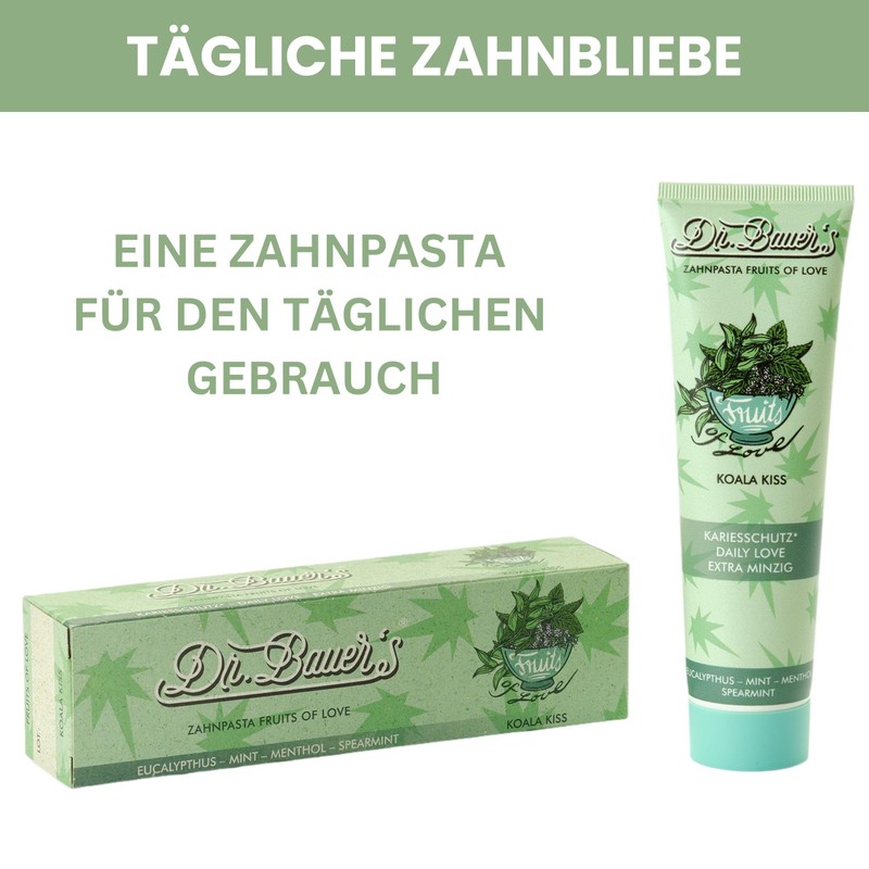 Dr. Bauer's Fruits of Love KOALA Kiss Toothpaste, Toothpaste in