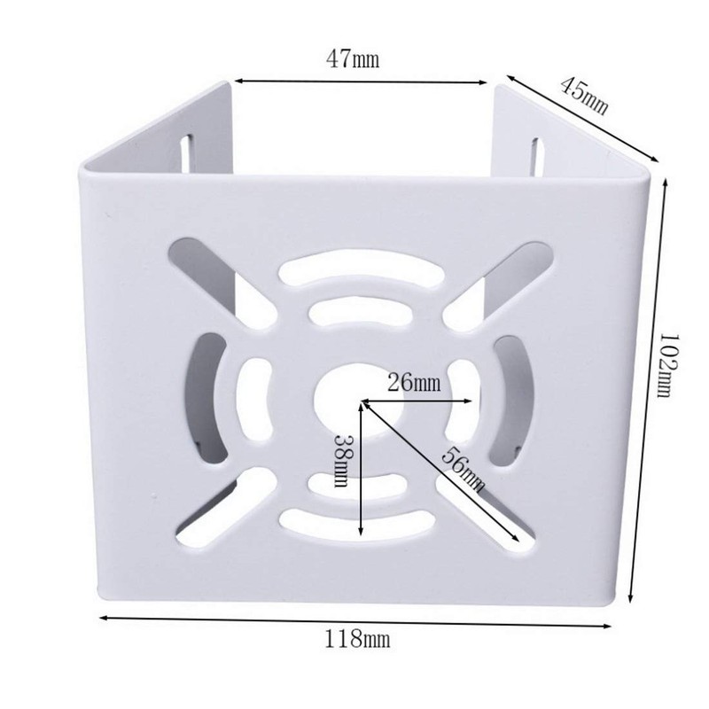 Ulyris Pole Mounting Brackets, Security Camera, Housing Bracket, Stainless Steel