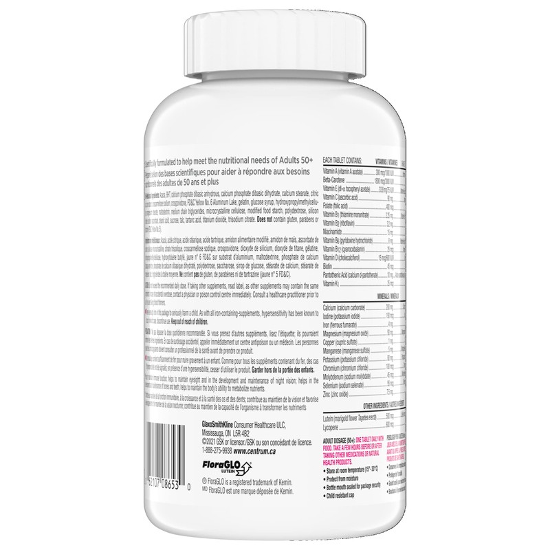 Centrum Centrum Adult Select Essentials Mulitvitamins/Minerals Supplement for Men &