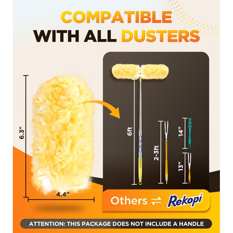 30 Count Heavy Duty Duster Refills for Swiffer, Multisurface 360°