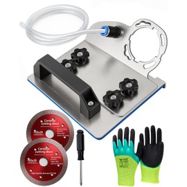 Angle Grinder Stand for Tile 45° Chamfer Cutting, 45 Degree Tile Chamfering Tool for 100-Type Angle Grinders, Special Cutting Bracket, Ensuring Smooth Operation (With Tile Saw Blade)