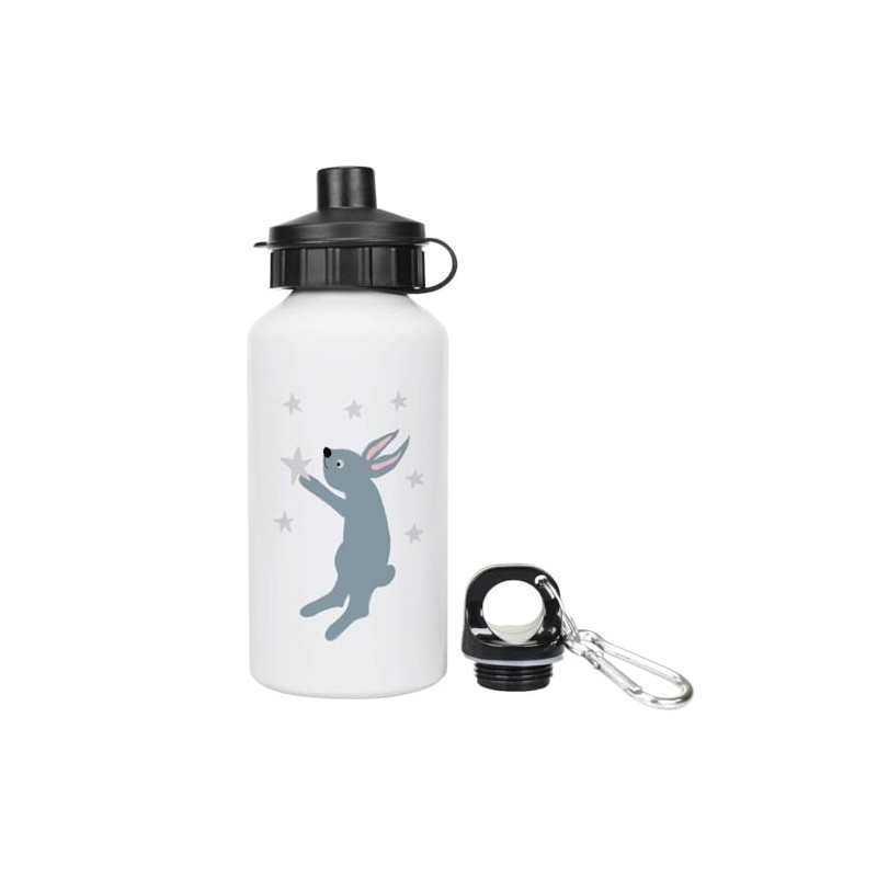 400ml 'Rabbit Holding A Star' Kids Reusable Water/Drinks Bottle (WT00078075)