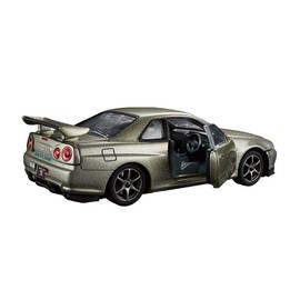 Tomica Premium RS Nissan Skyline GT-R V-spec II Nur (Millennium Jade)