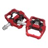 Dual Function Bicycle Pedal Flat Clipless Cleats 3 Sealed Bearings