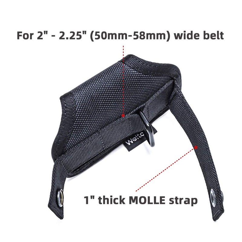 Weltool Open Top Flashlight Holster Holder Belt Carry Cases Compatible