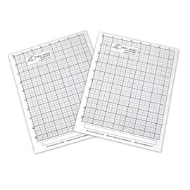 2 x Grid Type Lettersize 'Freehand Designer' Sheets. Draw Perfect Straight Lines Templates. Grid Type Sheets for Scale Drawings