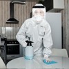 Zimchado Hazmat Suits Disposable Long Sleeve Gloves Full Body Paint
