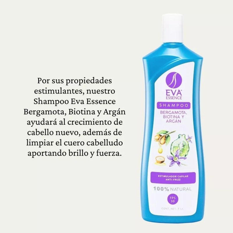 Eva Essence Kit 3 Shampoo Eva Essence Bergamota Biotina Y