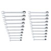 CRAFTSMAN 20 Piece Ratcheting Combination Wrench Set, SAE/Metric (CMMT87220)