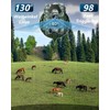 Wildlife Camera, 5K 60MP Wildlife Camera with 98FT 130 Wide