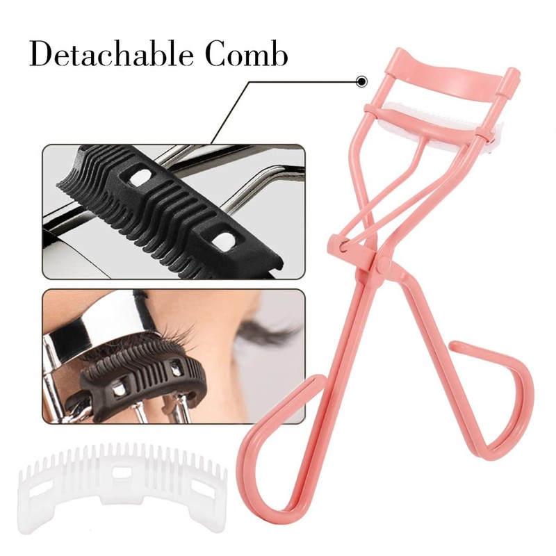 Uranian Eyelash Curlers with Built-in Comb Beauty Eyelashes Curlers Eyelash