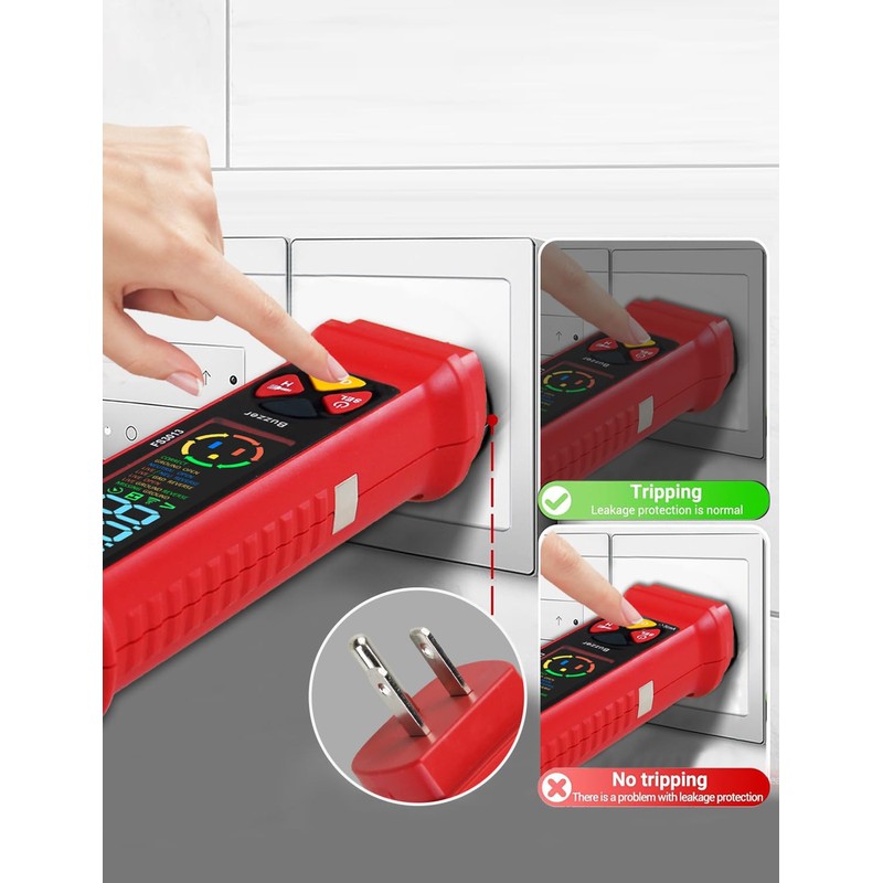 2 in 1 Non Contact Voltage Tester AC 2-440V LCD
