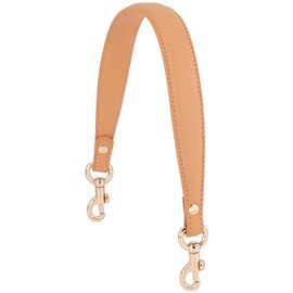 PH PandaHall 20.3 Inch Browner Leather Bag Strap Short Purse Strap 1 Inch Bag Strap Replacement Strap for Bags Handbag Strap for Forearm Shoulder Bags Handbag