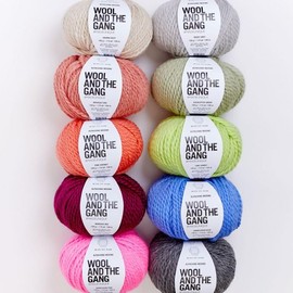 Knitting Wool and the Gang Alpachino Merino Chunky Plain Yarn 12 Ply 100m Powder Blue