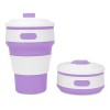 CL Taza Café Vaso Plegable De Silicon Con Tapa Y