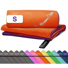 NirvanaShape microfiber towel 60 x 40 cm, lightweight compact travel towel - microfiber towel for travel, vacation, fitness - without corner pocket and pannier bag