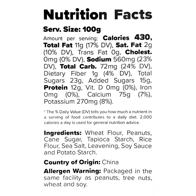 Anna and Sarah 48 Oz Japanese Coated Orijinal Peanut Crackers,