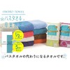 Bath Towel Graduation Declaration [Turquoise Blue x Wood Brown x