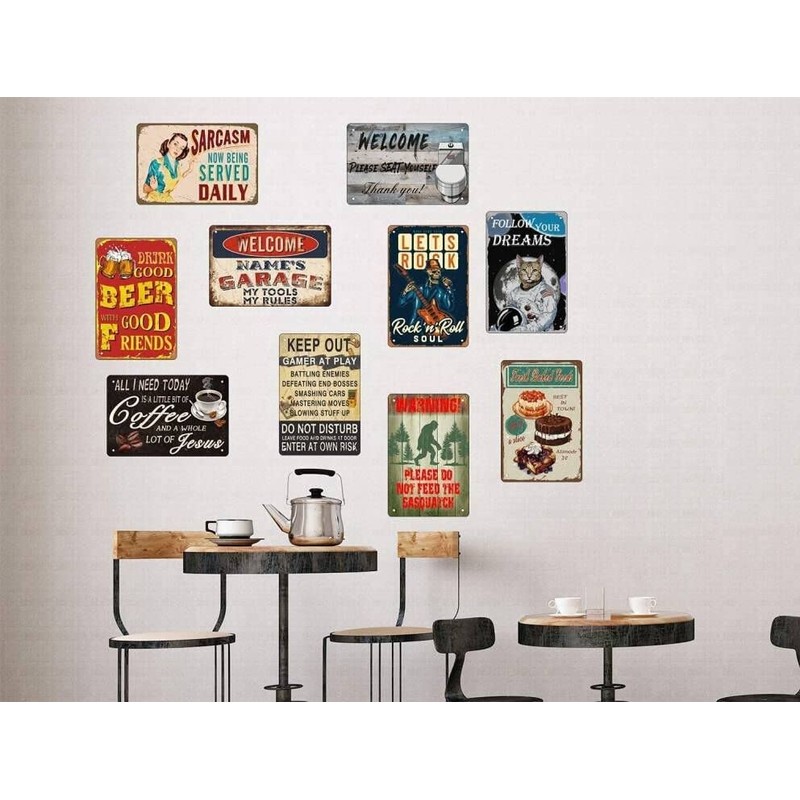 Ducks Unlimited 12" Round Tin Sign Nostalgic Metal Sign Retro