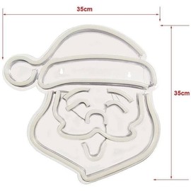 TRIXES Father Christmas Neon Light - LED Neon Light - USB Powered