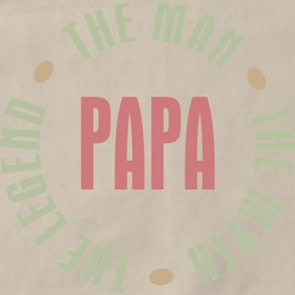 CafePress Papa Man Myth Legend BBQ Kitchen Apron with Pockets, Grilling Apron, Baking Apron