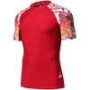 LAFROI Men's Short Sleeve UPF 50+ Baselayer Skins Compression Rash