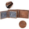 Fa.Volmer Men's Leather Wallet with RFID Protection - Extra Sturdy