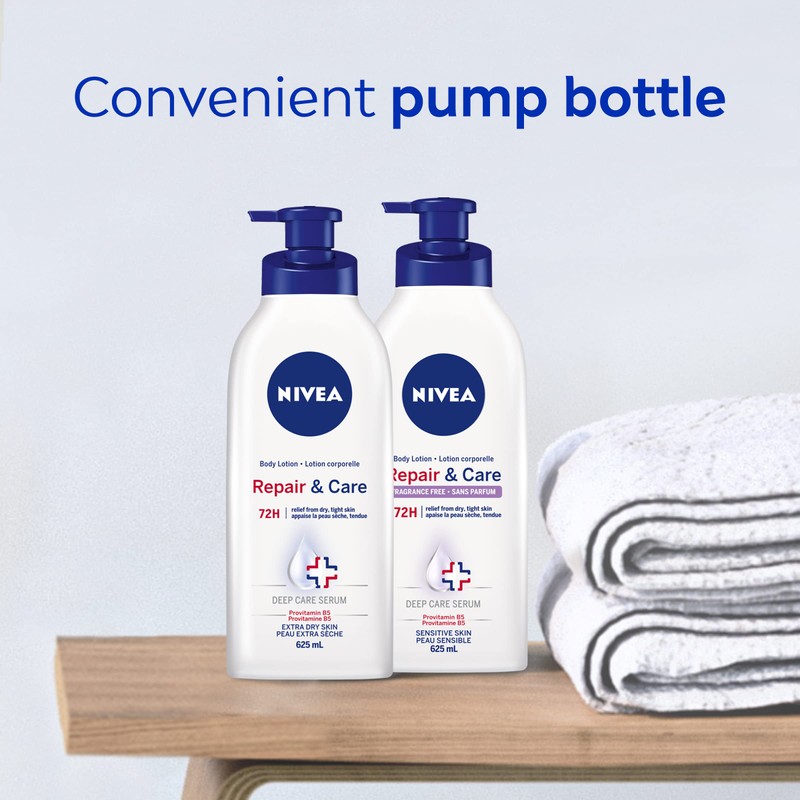 NIVEA Repair & Care Body Lotion for Extra Dry Skin,