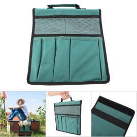 Unbranded (Green) Garden Pouch Foldable Portable Garden Kneeler Bench Kneeling
