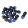 30pcs Straight Push Connectors,Air Line Fittings for 1/4in 5/16in 3/8in